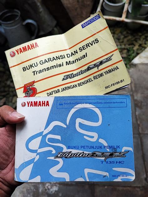 Buku Petunjuk Pemilik Dan Buku Garansi Servis Yamaha Jupiter Mx Thn