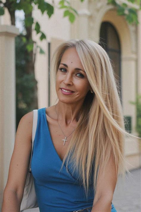 Beautiful Ilona 50 Y O From Odessa With Blonde Hair ID 336422