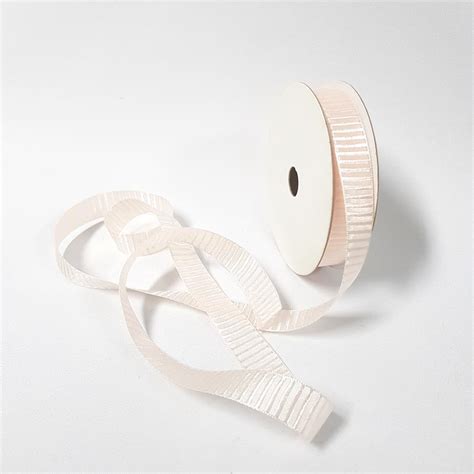 Striped Ribbed Ribbon Mm Baby Pink Desflora