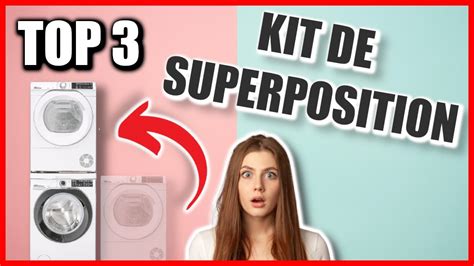 TOP 3 Meilleur KIT DE SUPERPOSITION LAVE LINGE SÈCHE LINGE 2023