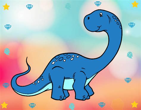 Dibujo De Brachiosaurus Pintado Por En Dibujos Net El D A A