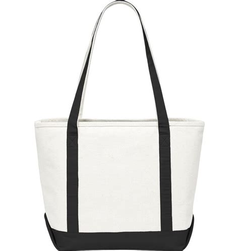 Custom Large Heavyweight Cotton Canvas Boat Tote Bag Design Online