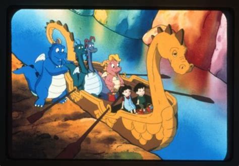 Dragon Tales Animation Zak Wheezie Ord Cassie Riding Boat Original Transparency Ebay