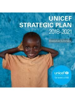 UNICEF STRATEGIC PLAN 20182021 Unicef Strategic Plan 2018 2021 Pdf