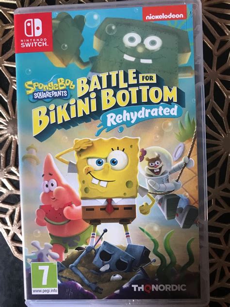 Spongebob Nintendo Switch Battle For Bikini Bottom Rehydrated Video