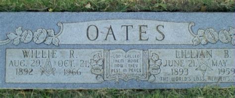 Lillian Beatrice Huddleston Oates 1893 1959 Find A Grave Gedenkplek