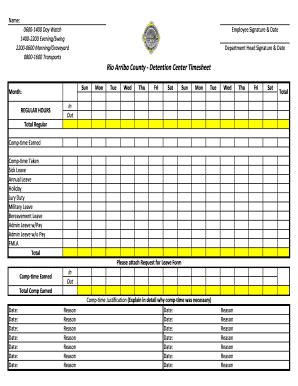 Fillable Online Rio Arriba Rio Arriba County Detention Center