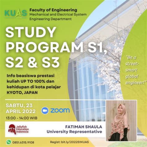 Sesi Informasi Dan Beasiswa Jepang Kyoto University Of Advanced