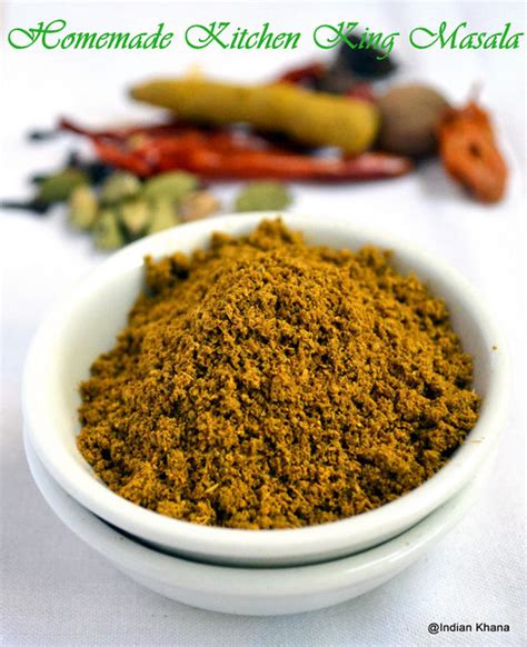 Homemade Kitchen King Masala Powder Recipe Indian Khana