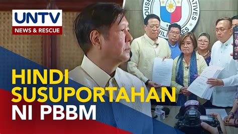 Malaca Ang Nanindigang Hindi Suportado Ni Pbbm Ang Impeachment Vs Vp