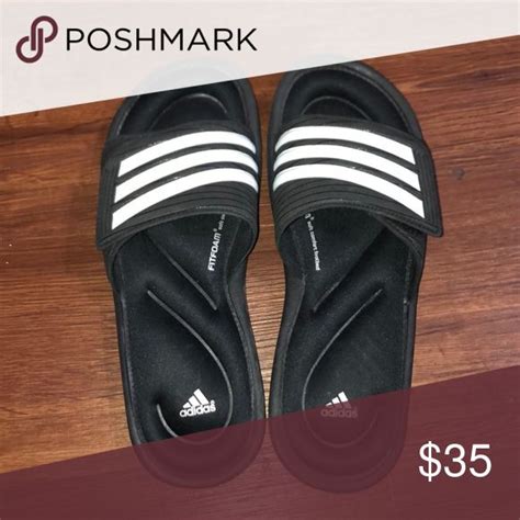 adidas foam slides | Adidas, Black adidas, Adidas women