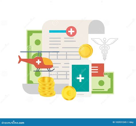 investments  modern medicine  health care stock vector