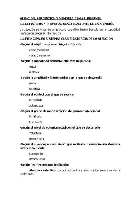 RESUMEN UD 3 ATENCION Pdf