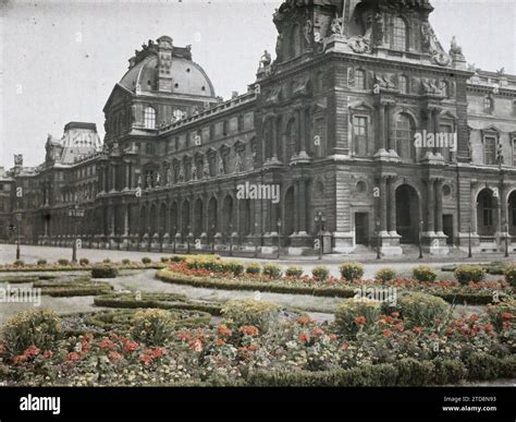 Paris 1st Arr France Denon Wing Of The Palais Du Louvre From Place