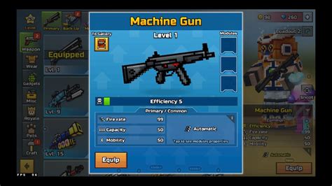 Pixel Gun 3d Reviews Machine Gun Youtube