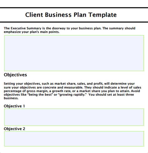 Sbdc Business Plan Template