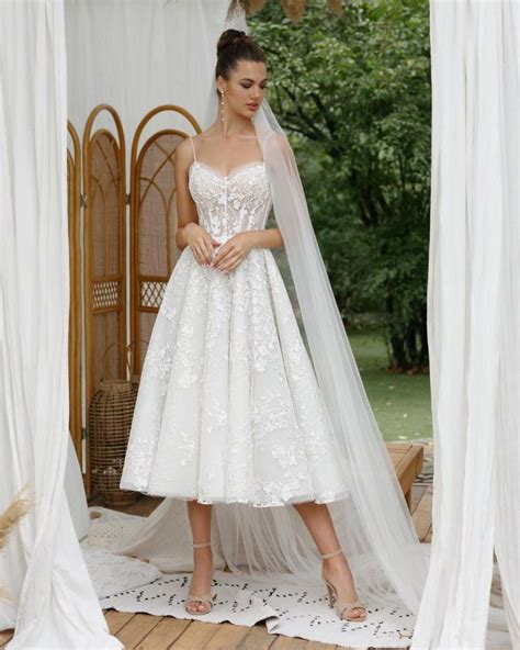 Tea Length Wedding Dresses The 24 Bridal Gowns Faqs