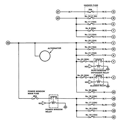 Acura Integra 1986 Wiring Diagrams Power Distribution