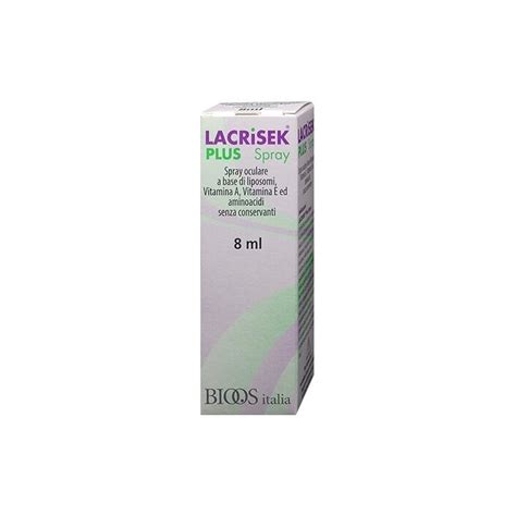 Lacrisek Plus Spray Senza Conservanti Soluzione Oftalmica 8ml