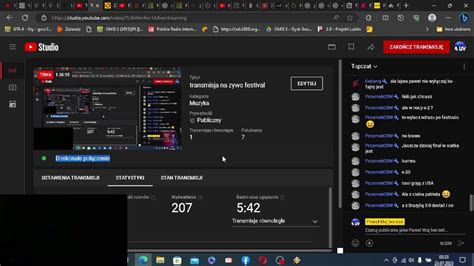 Transmisja Na Zywo Festival YouTube