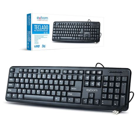 Teclado Usb Standard Abnt Ii Padr O Brasileiro Exbom Bk Submarino