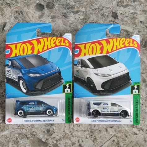 Jual Hot Wheels Ford Performance Supervan Blue White HW GREEN