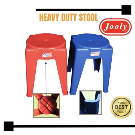 Jooly Plastic Heavy Duty Stool Chair Square Stool Dining Chair