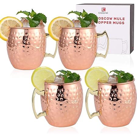 Amazon PG Moscow Mule Mugs Large Size 19 Ounces Set Of 4