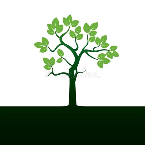 Arbre Vert Illustration De Vecteur Illustration Stock Image