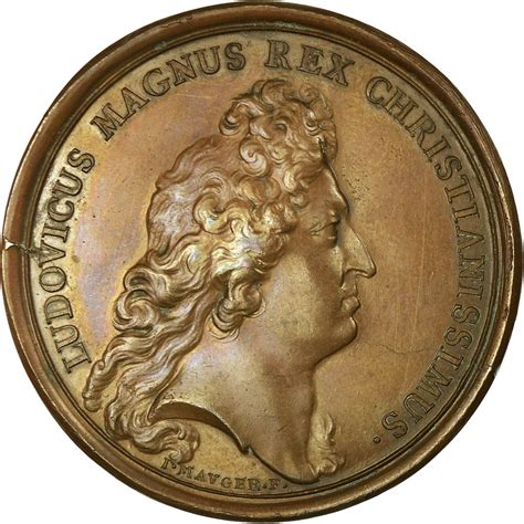 France Medal Louis Xiv Prise De Saint Omer Mauger Bronze