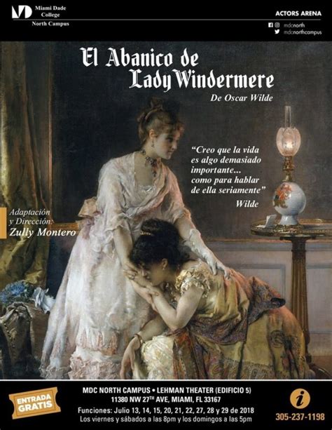 El Abanico De Lady Windermere Teatro Lehman Center MDC North Campus