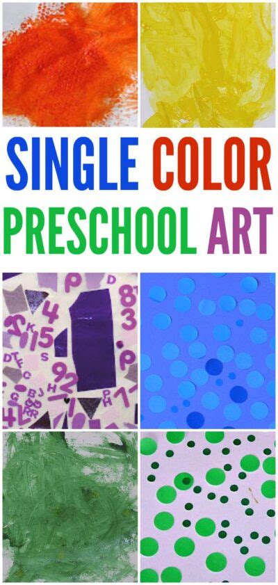 Single Color Art Exploration {Encouraging Less Arty Kids}