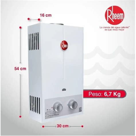 Calentador Rheem L Tiro Natural Somos Epm Gyh