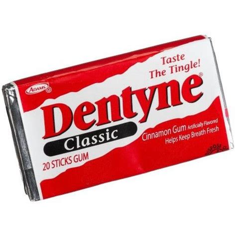 Dentyne Classic Gum Retro Candy Glass Bottle Sodas And Quirky Ts