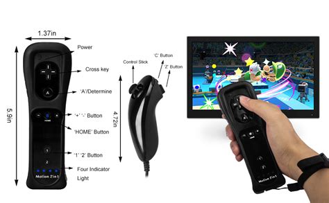 Mando A Distancia Motion Plus Compatible Con Wii Techken Incorporado