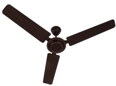 Usha Racer Chrome Mm Ceiling Fan Rich Smoke Brown