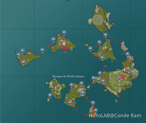 Ruta De Farmeo Caracola Estelar Para Tartaglia Genshin Impact HoYoLAB