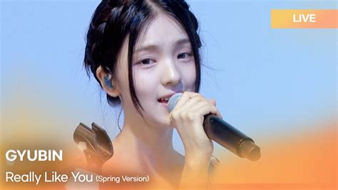 Gyubin 규빈 Really Like You Spring Version K Pop Live Session