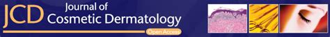 Journal Of Cosmetic Dermatology Wiley Online Library