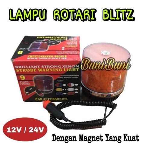 Jual Lampu Rotary Rotator Led Blitz Untuk Mobil 12 Volt Truk 24