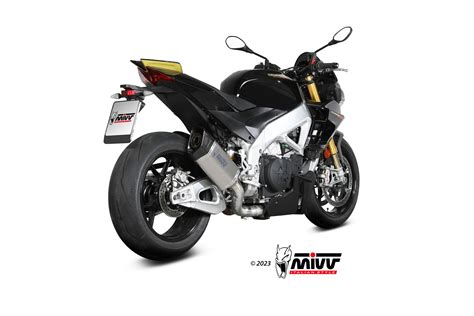 Silenziatore Racing Mivv Sr Titanio Per Aprilia Tuono V