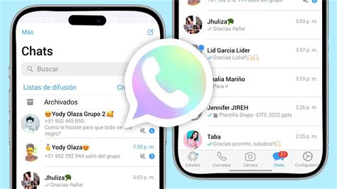 Nuevo Whatsapp Estilo iPhone en Android 2023 Ultima versión 9 71F