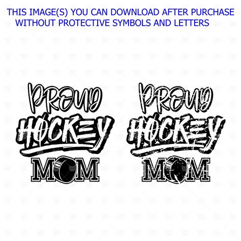 Proud Hockey Mom Cut File Svg Hockey Mama T Shirt Design Etsy