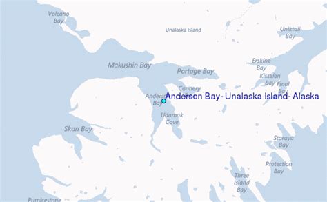 Anderson Bay, Unalaska Island, Alaska Tide Station Location Guide