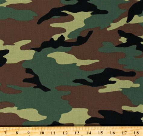 Cotton Camouflage Camo Hunting Cotton Fabric Print By The Yard 36383 1