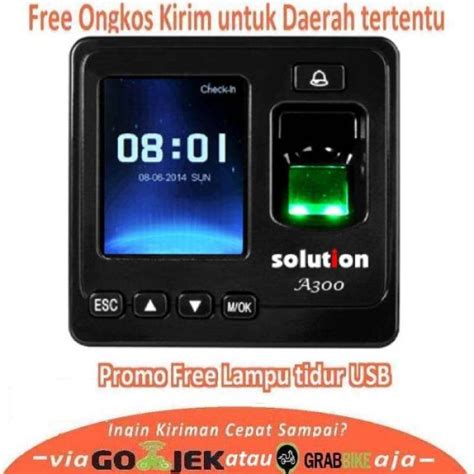 Promo Solution A300 Mesin Absensi Sidik Jari Acces Control Fingerprint