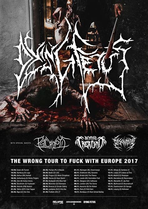 Dying Fetus En Tournée Européenne Cet Automne