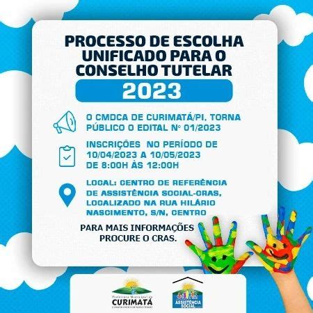 Curimatá CMDCA lança edital para escolha dos membros do Conselho Tutelar