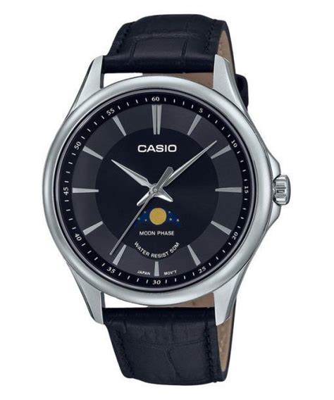 Montre Pour Homme Casio Standard Analogique Phase De Lune Bracelet En