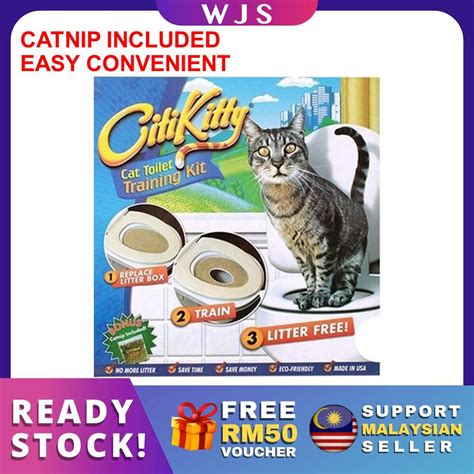 Catnip Included Wjs Citikitty Cat Toilet Training Kit Citi Kitty